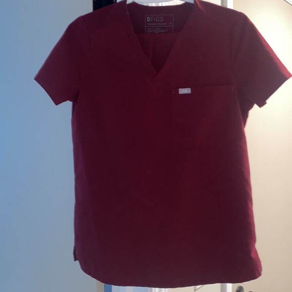 Figs Burgundy Scrubs - Picture 1 of 7